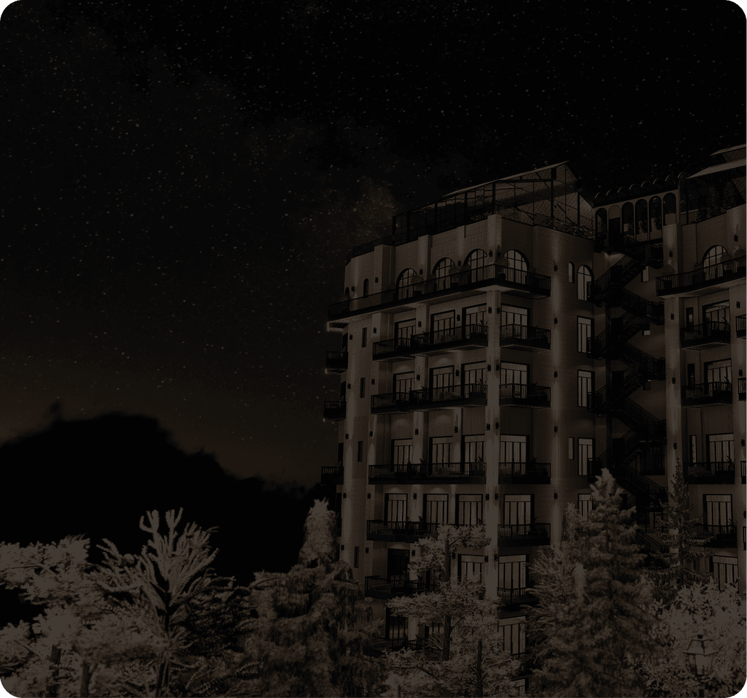 Serene Heights Nathia Gali Hotel and Resorts aerial view in the highlands