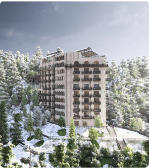 Premium resort architecture objective at Serene Heights Nathia Gali